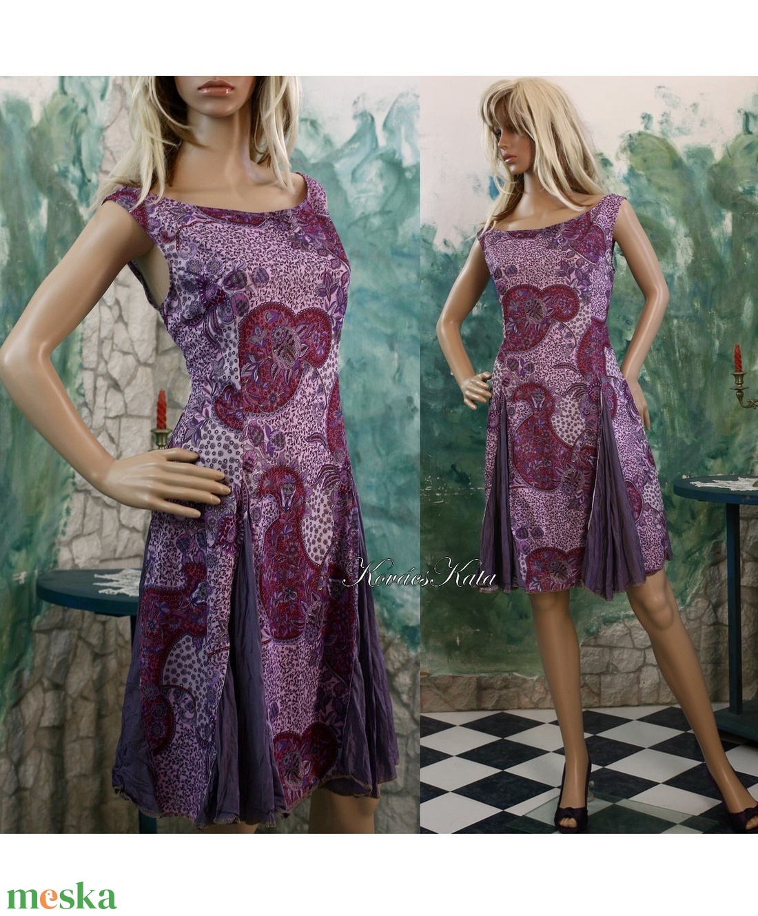 RETRO - vintage jersey-ruha XXL - ruha & divat - női ruha - ruha - Meska.hu RETRO - vintage jersey-ruha XXL - ruha & divat - női ruha - ruha - Meska.hu