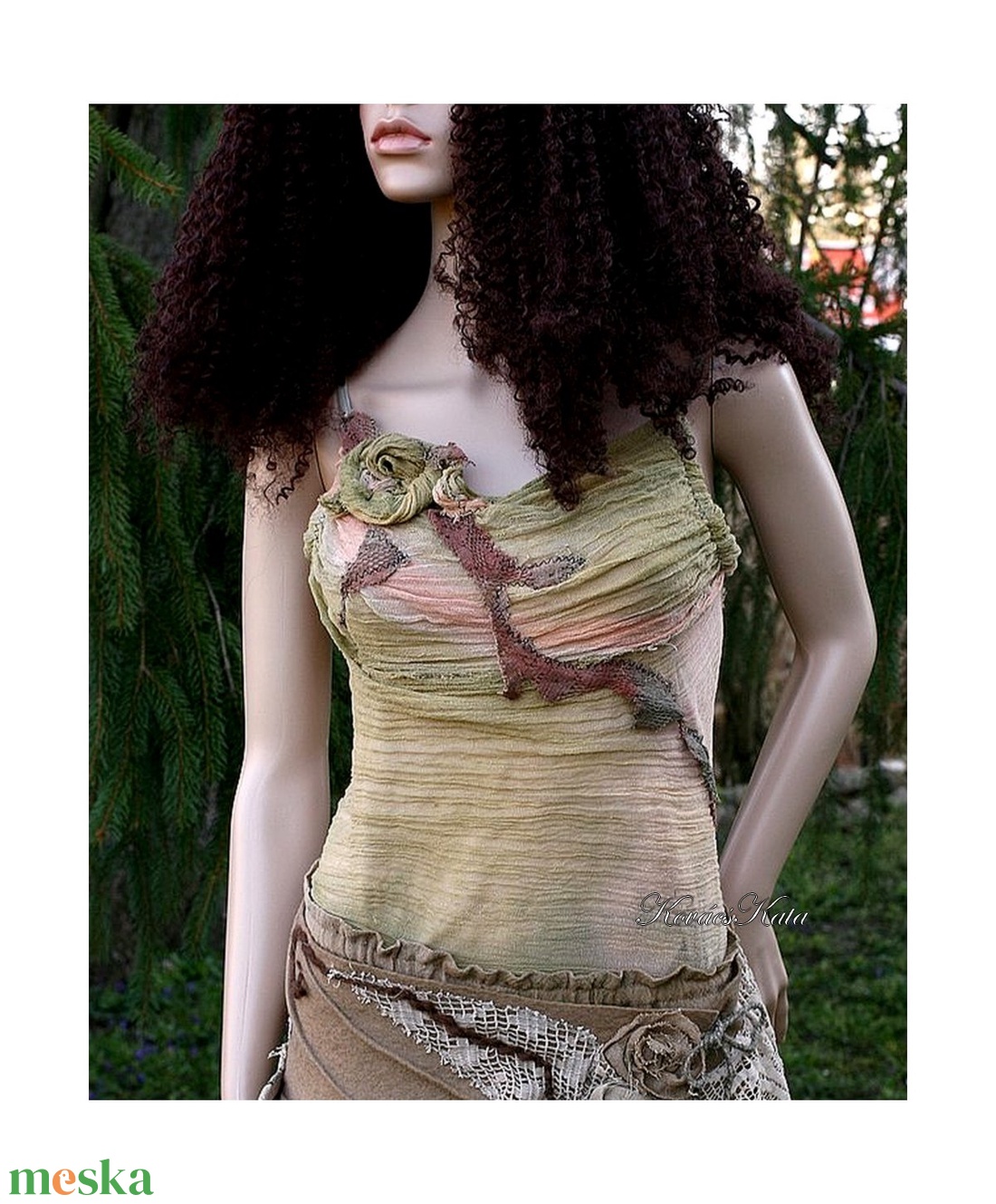 NIMFA-TOP - grunge design felső - ruha & divat - női ruha - top - Meska.hu NIMFA-TOP - grunge design felső - ruha & divat - női ruha - top - Meska.hu