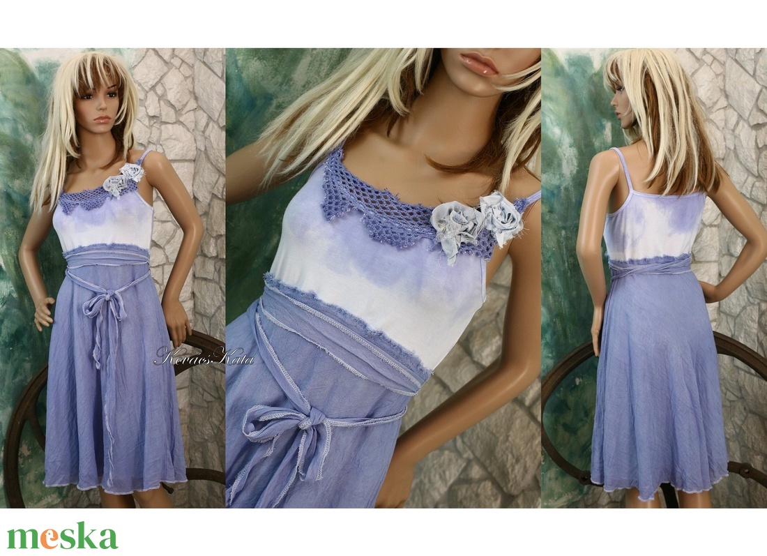 BÖBE-RUHA / barack ombre - shabby chic design ruha - ruha & divat - női ruha - ruha - Meska.hu