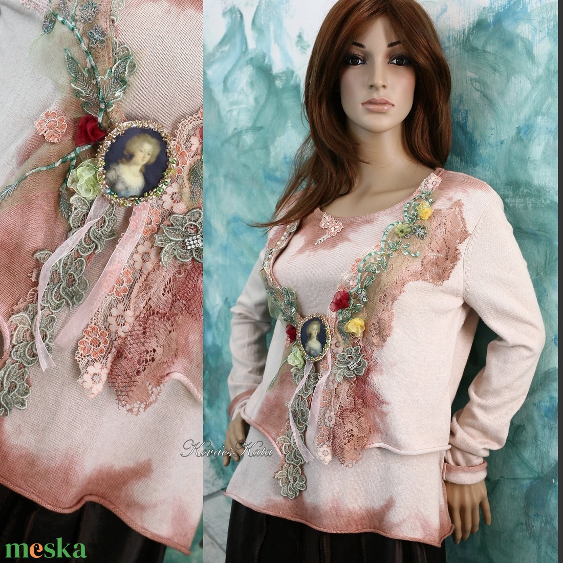 BAROCK - shabby chic kasmír pulóver - ruha & divat - női ruha - pulóver - Meska.hu BAROCK - shabby chic kasmír pulóver - ruha & divat - női ruha - pulóver - Meska.hu