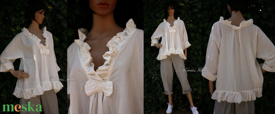 MIA - romantikus lagenlook blúz - ruha & divat - női ruha - blúz - Meska.hu MIA - romantikus lagenlook blúz - ruha & divat - női ruha - blúz - Meska.hu