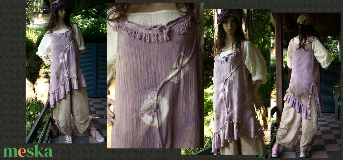 LEVENDULA BATIK - shabby chic tunika - ruha & divat - női ruha - tunika - Meska.hu LEVENDULA BATIK - shabby chic tunika - ruha & divat - női ruha - tunika - Meska.hu