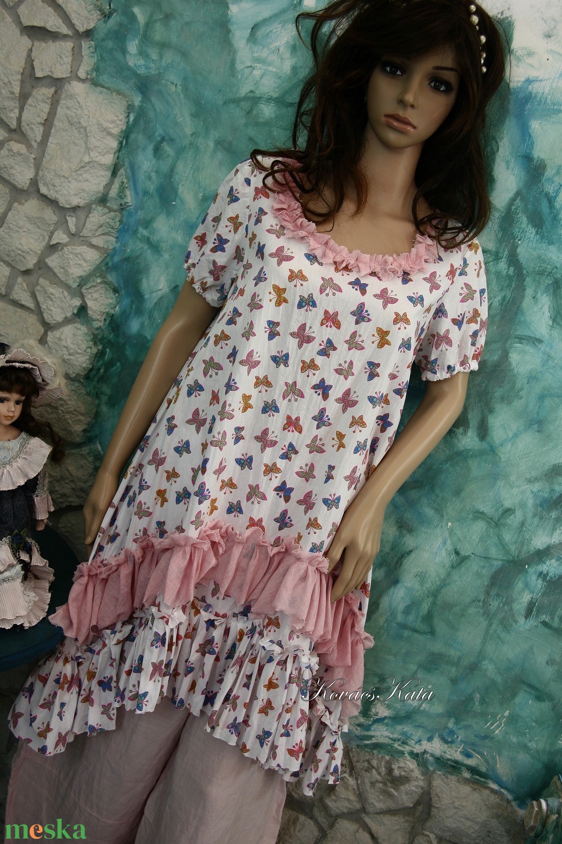 ANITA - romantikus dolly-ruha   - ruha & divat - női ruha - ruha - Meska.hu