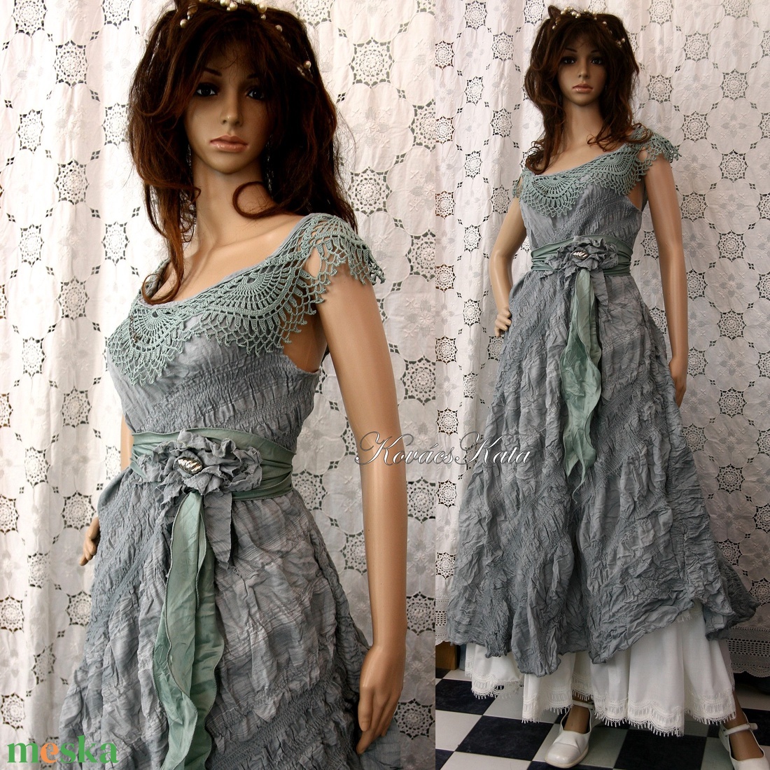 ZSÓKA - shabby chic design ruha - ruha & divat - női ruha - alkalmi ruha & estélyi ruha - Meska.hu ZSÓKA - shabby chic design ruha - ruha & divat - női ruha - alkalmi ruha & estélyi ruha - Meska.hu