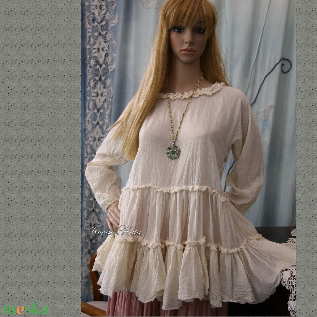 THALE tunika - shabby chic design - ruha & divat - női ruha - tunika - Meska.hu THALE tunika - shabby chic design - ruha & divat - női ruha - tunika - Meska.hu