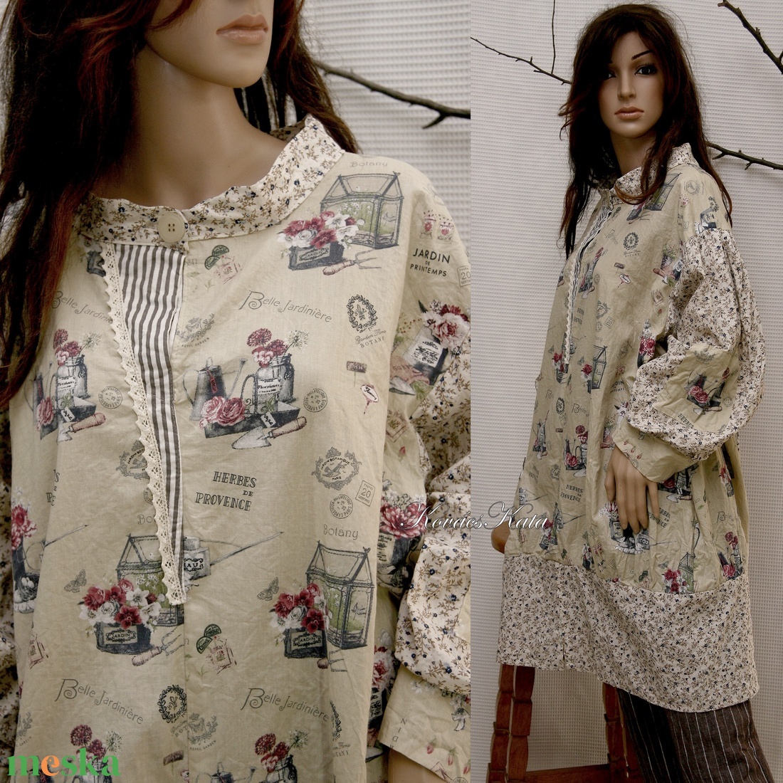 PROVANCE - design-tunika XXL - ruha & divat - női ruha - tunika - Meska.hu PROVANCE - design-tunika XXL - ruha & divat - női ruha - tunika - Meska.hu