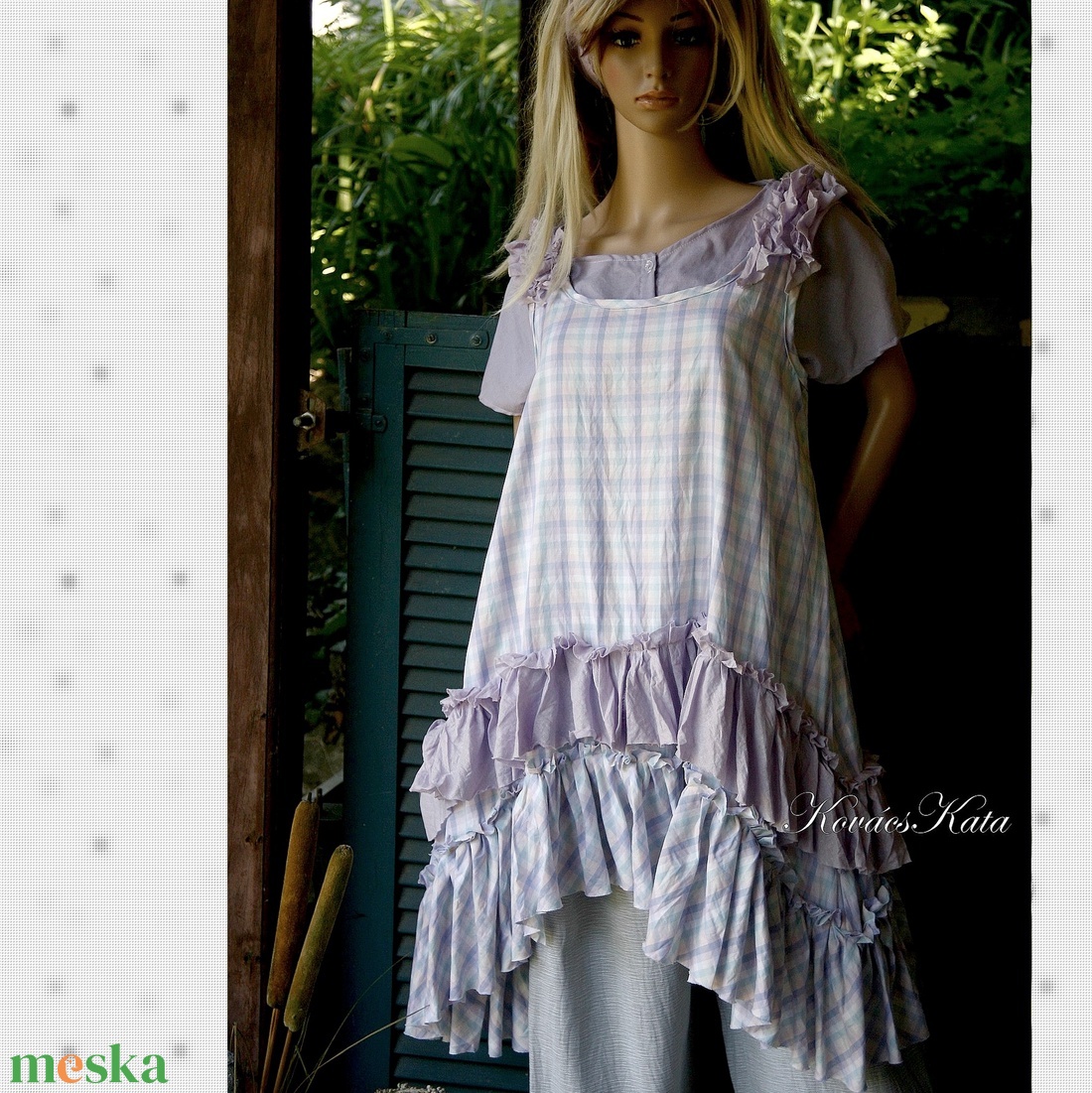 ANETT - lagenlook kötényruha   - ruha & divat - női ruha - ruha - Meska.hu