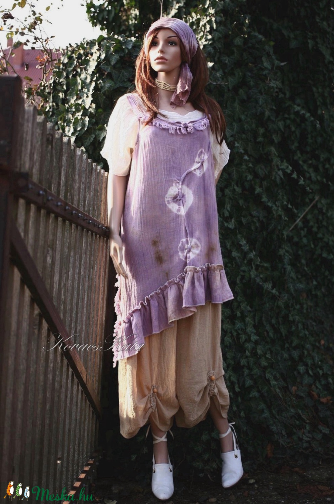 LEVENDULA BATIK - shabby chic tunika - ruha & divat - női ruha - tunika - Meska.hu LEVENDULA BATIK - shabby chic tunika - ruha & divat - női ruha - tunika - Meska.hu