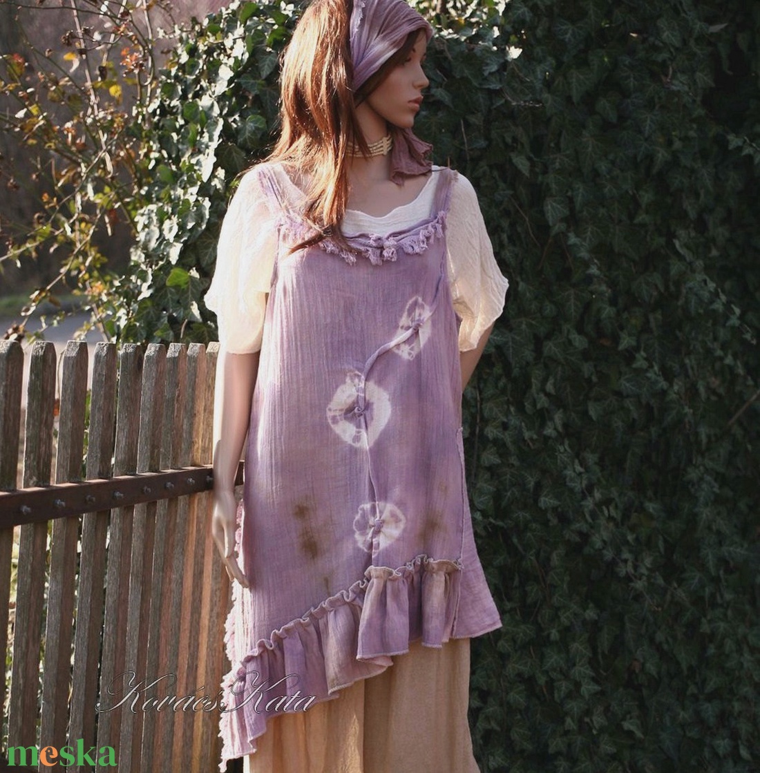 LEVENDULA BATIK - shabby chic tunika - ruha & divat - női ruha - tunika - Meska.hu LEVENDULA BATIK - shabby chic tunika - ruha & divat - női ruha - tunika - Meska.hu
