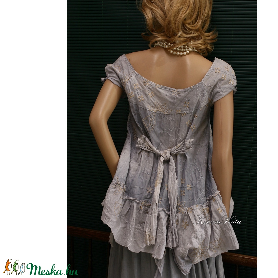 LONCI - shabby chic design-blúz - ruha & divat - női ruha - blúz - Meska.hu LONCI - shabby chic design-blúz - ruha & divat - női ruha - blúz - Meska.hu
