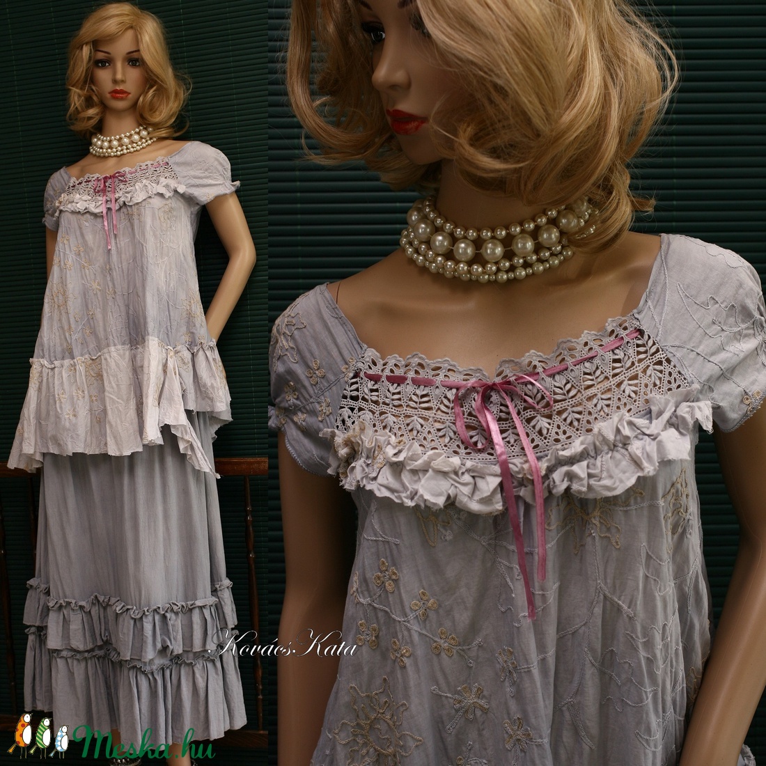LONCI - shabby chic design-blúz - ruha & divat - női ruha - blúz - Meska.hu LONCI - shabby chic design-blúz - ruha & divat - női ruha - blúz - Meska.hu