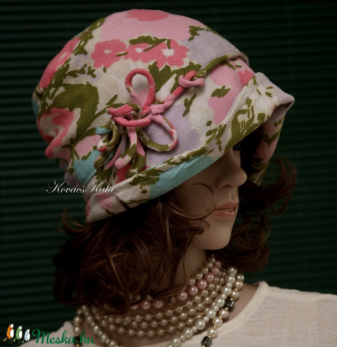 MALINKA cloche - retro-len flapper kalap - ruha & divat - sál, sapka, kendő - kalap - Meska.hu MALINKA cloche - retro-len flapper kalap - ruha & divat - sál, sapka, kendő - kalap - Meska.hu