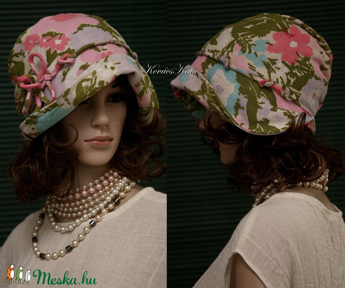 MALINKA cloche - retro-len flapper kalap - ruha & divat - sál, sapka, kendő - kalap - Meska.hu MALINKA cloche - retro-len flapper kalap - ruha & divat - sál, sapka, kendő - kalap - Meska.hu