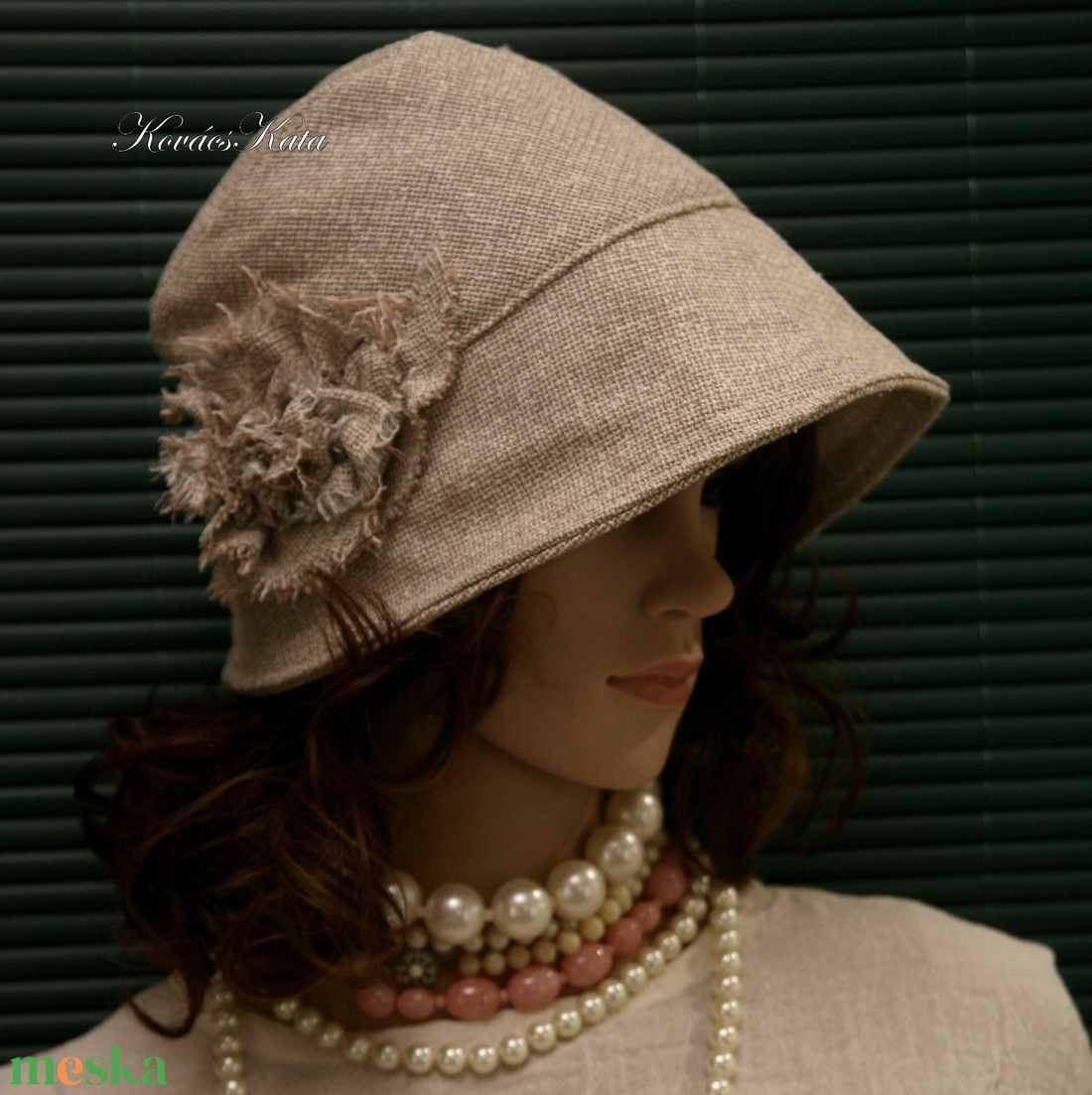 MARIE cloche - flapper szövetkalap - ruha & divat - sál, sapka, kendő - kalap - Meska.hu MARIE cloche - flapper szövetkalap - ruha & divat - sál, sapka, kendő - kalap - Meska.hu