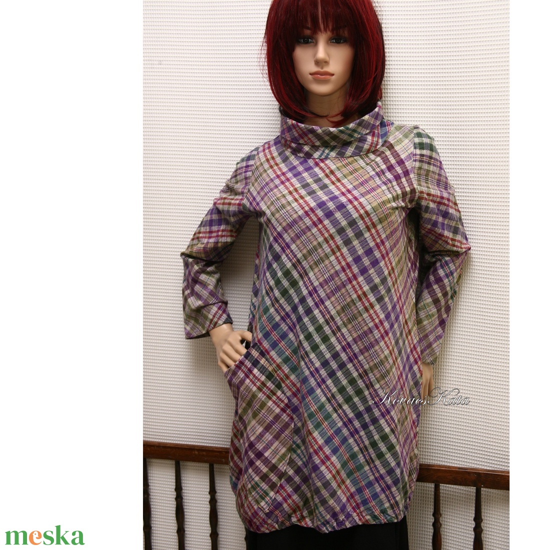 FLANEL-TUNIKA S-M - ruha & divat - női ruha - tunika - Meska.hu FLANEL-TUNIKA S-M - ruha & divat - női ruha - tunika - Meska.hu