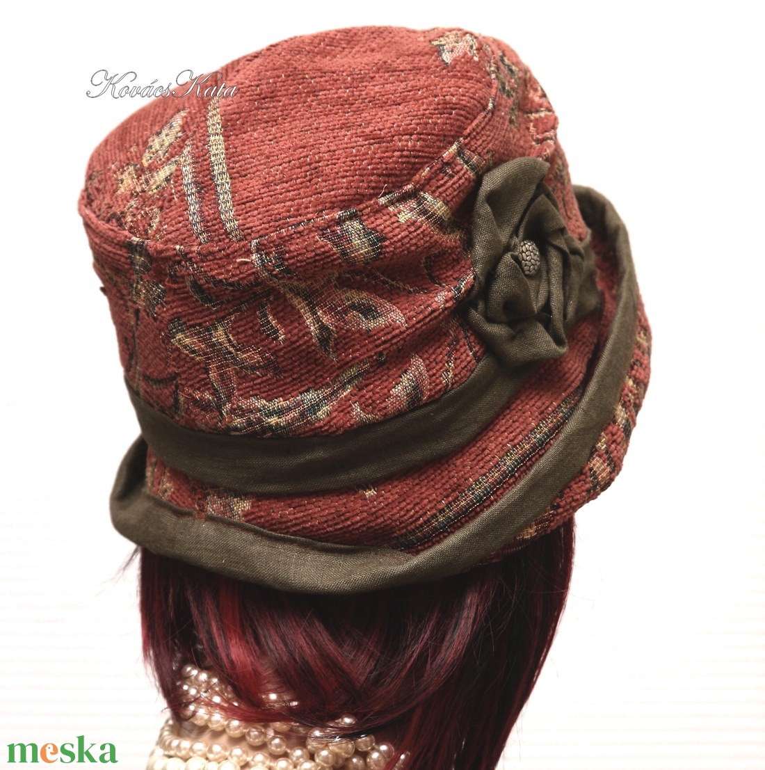 MARA cloche - őszi flapper kalap - ruha & divat - sál, sapka, kendő - kalap - Meska.hu MARA cloche - őszi flapper kalap - ruha & divat - sál, sapka, kendő - kalap - Meska.hu