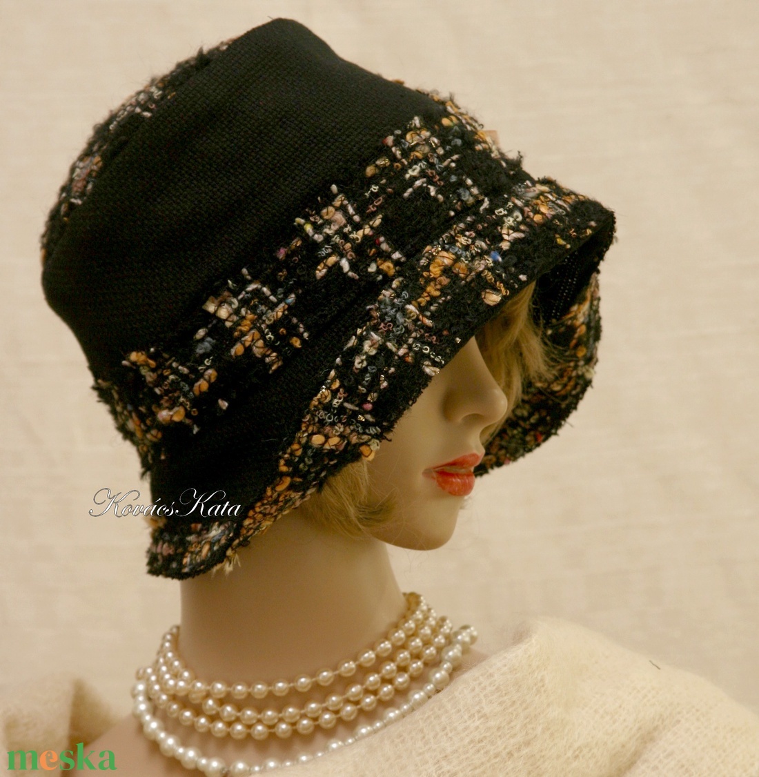 FANNY cloche - exkluzív design kalap - ruha & divat - sál, sapka, kendő - kalap - Meska.hu FANNY cloche - exkluzív design kalap - ruha & divat - sál, sapka, kendő - kalap - Meska.hu