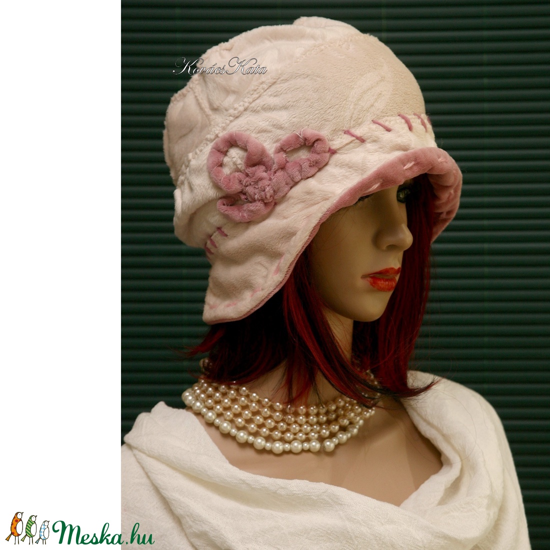 WELLSOFT-cloche - Saskia candy - design-kalap - ruha & divat - sál, sapka, kendő - kalap - Meska.hu WELLSOFT-cloche - Saskia candy - design-kalap - ruha & divat - sál, sapka, kendő - kalap - Meska.hu