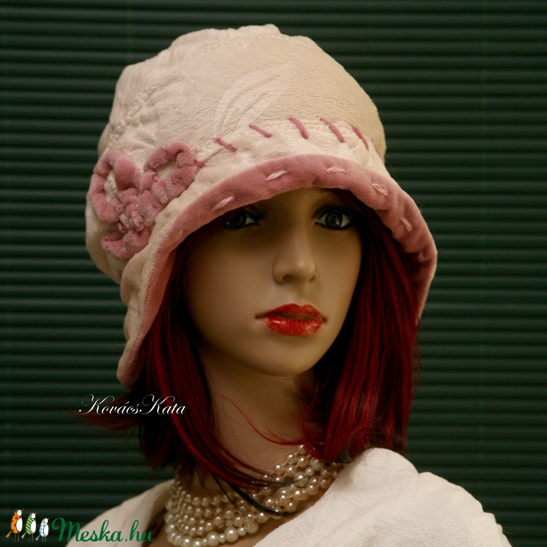 WELLSOFT-cloche - Saskia candy - design-kalap - ruha & divat - sál, sapka, kendő - kalap - Meska.hu WELLSOFT-cloche - Saskia candy - design-kalap - ruha & divat - sál, sapka, kendő - kalap - Meska.hu