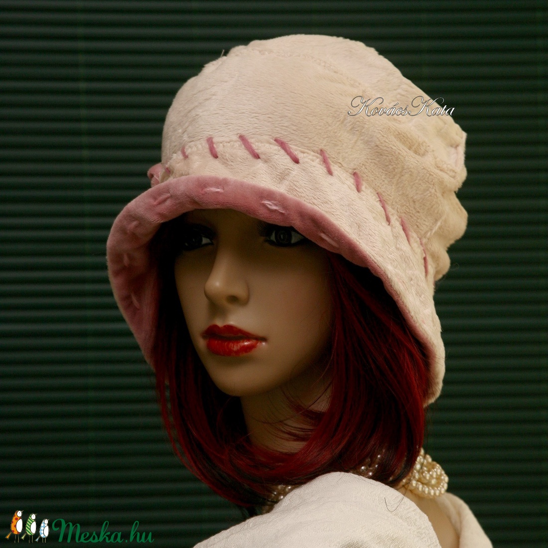 WELLSOFT-cloche - Saskia candy - design-kalap - ruha & divat - sál, sapka, kendő - kalap - Meska.hu WELLSOFT-cloche - Saskia candy - design-kalap - ruha & divat - sál, sapka, kendő - kalap - Meska.hu