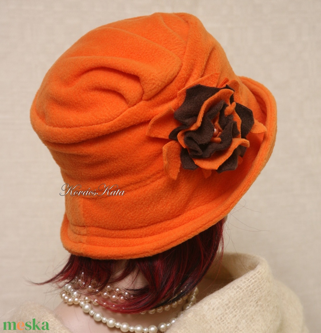 ERNA cloche - polár flapper kalap - ruha & divat - sál, sapka, kendő - kalap - Meska.hu ERNA cloche - polár flapper kalap - ruha & divat - sál, sapka, kendő - kalap - Meska.hu