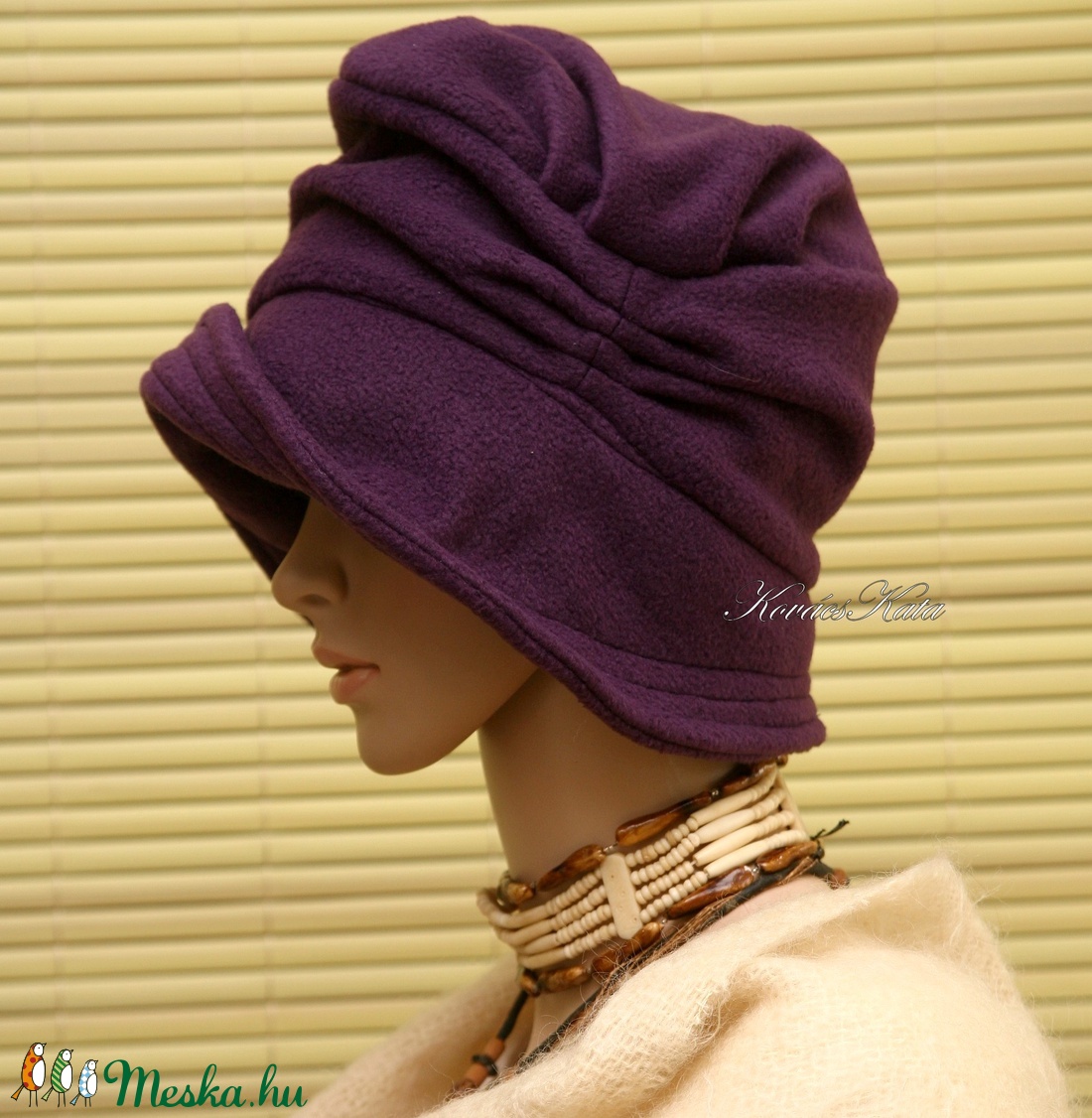 ERNA cloche -lila polár flapper kalap - ruha & divat - sál, sapka, kendő - kalap - Meska.hu ERNA cloche -lila polár flapper kalap - ruha & divat - sál, sapka, kendő - kalap - Meska.hu