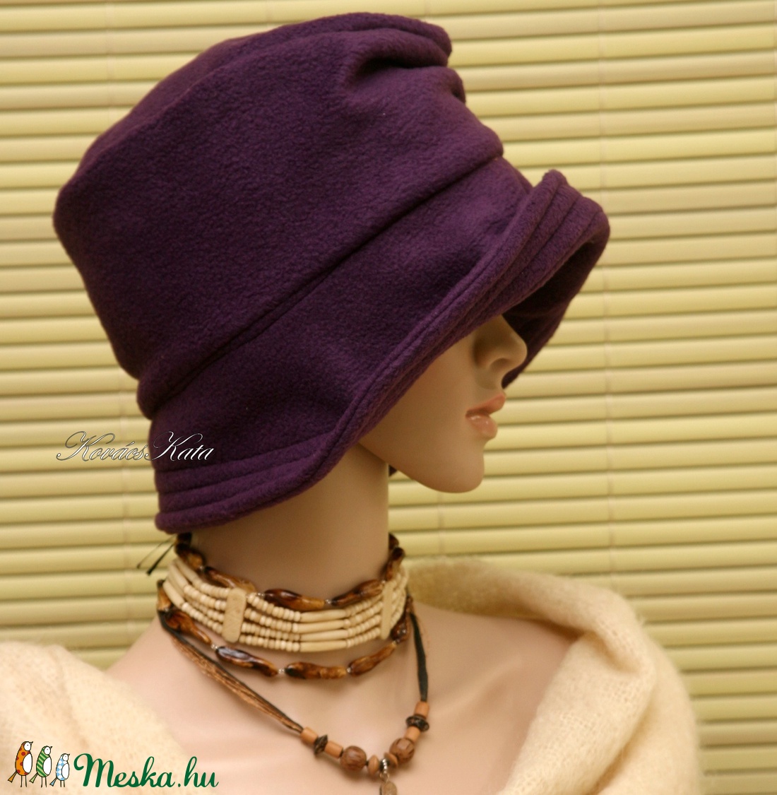 ERNA cloche -lila polár flapper kalap - ruha & divat - sál, sapka, kendő - kalap - Meska.hu ERNA cloche -lila polár flapper kalap - ruha & divat - sál, sapka, kendő - kalap - Meska.hu