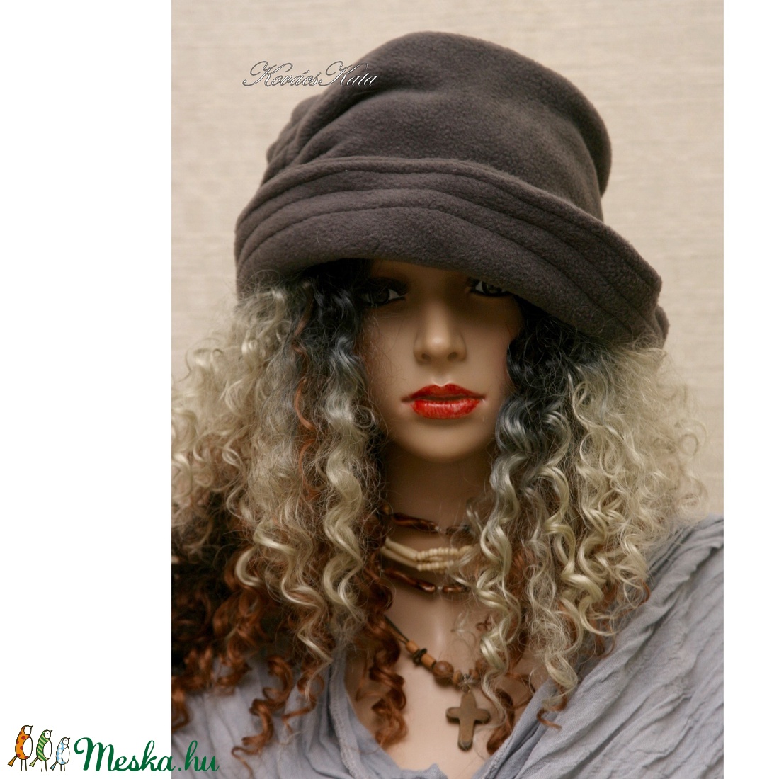 ERNA cloche XL -szürke polár flapper kalap - ruha & divat - sál, sapka, kendő - kalap - Meska.hu ERNA cloche XL -szürke polár flapper kalap - ruha & divat - sál, sapka, kendő - kalap - Meska.hu