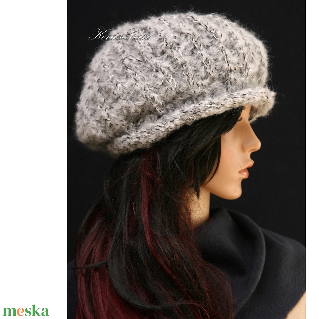 DORA/ mákos - kézzel kötött mohair sapka - ruha & divat - sál, sapka, kendő - sapka - Meska.hu DORA/ mákos - kézzel kötött mohair sapka - ruha & divat - sál, sapka, kendő - sapka - Meska.hu