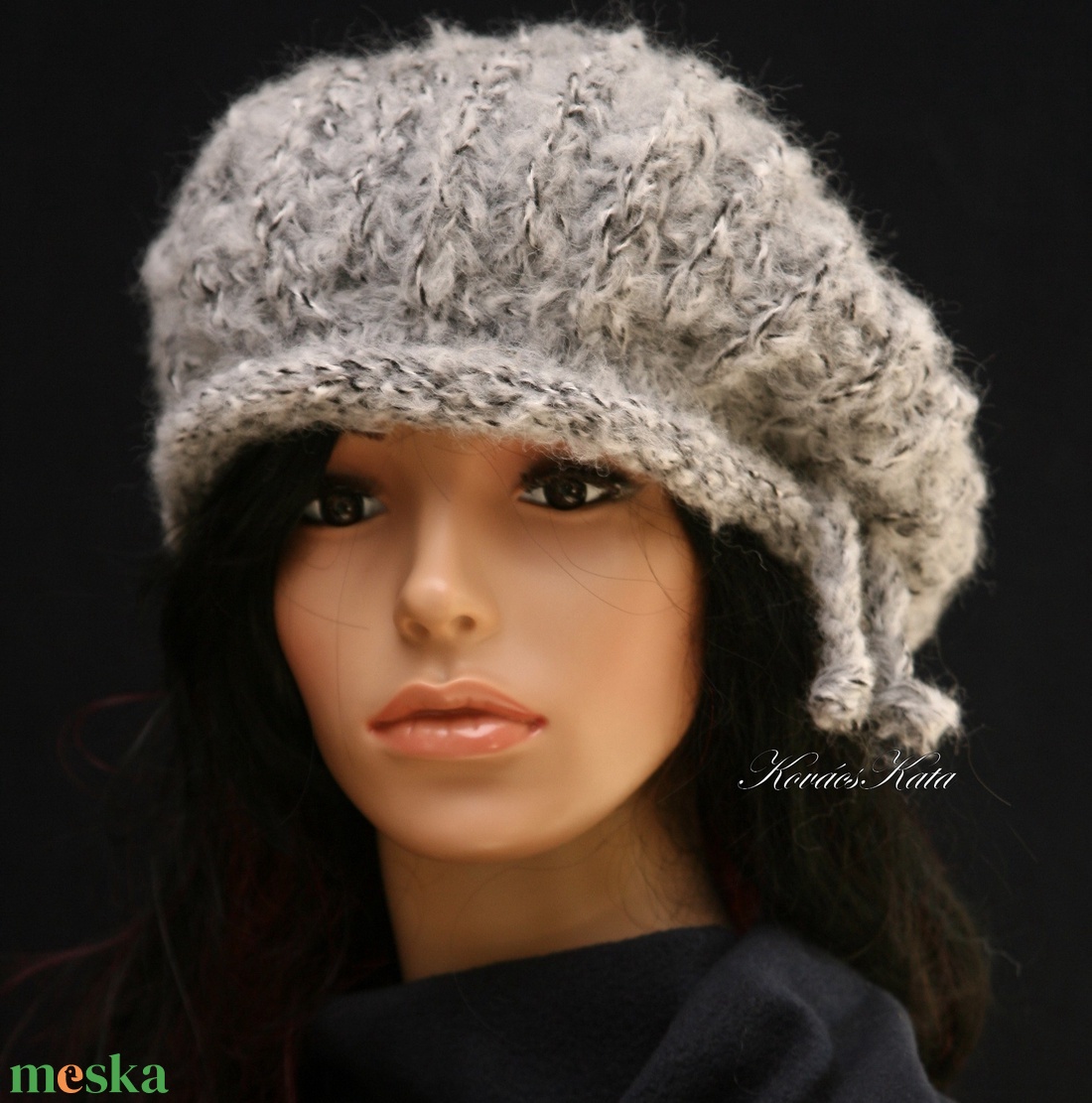 DORA/ mákos - kézzel kötött mohair sapka - ruha & divat - sál, sapka, kendő - sapka - Meska.hu DORA/ mákos - kézzel kötött mohair sapka - ruha & divat - sál, sapka, kendő - sapka - Meska.hu