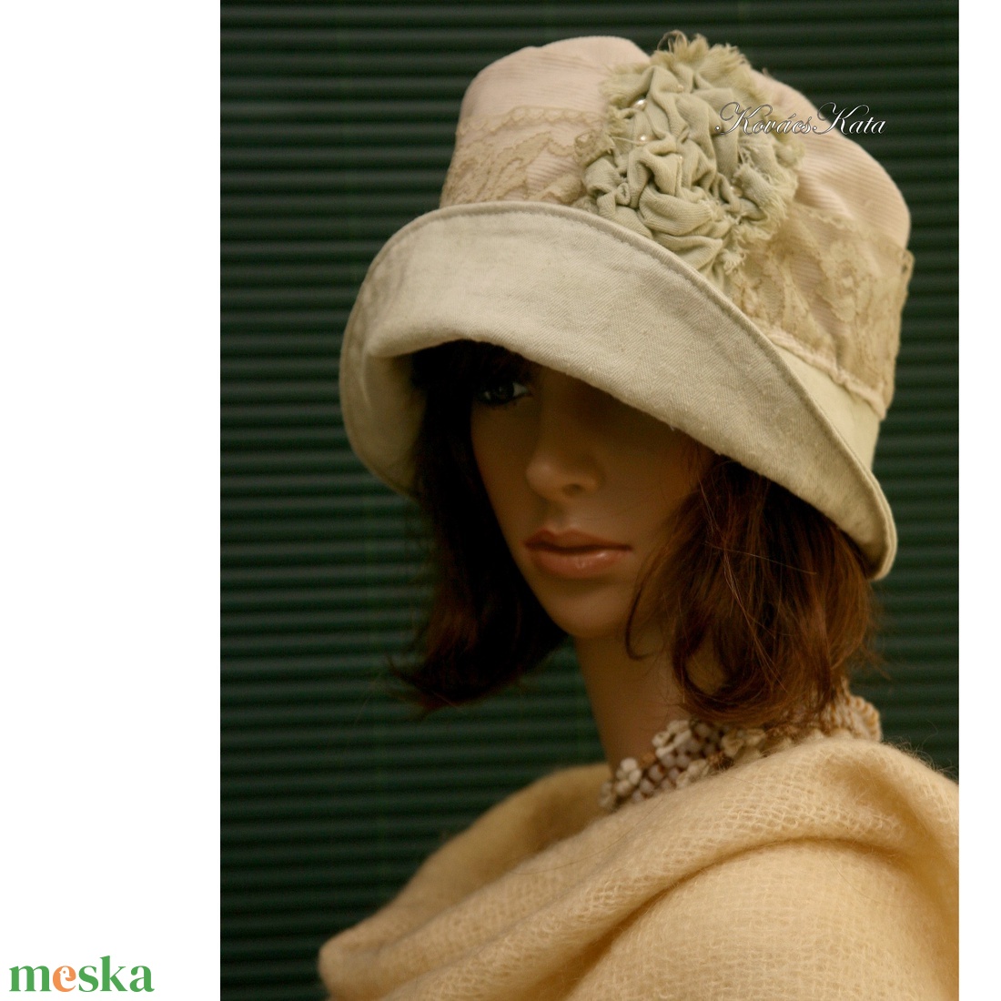 ZSELYKE cloche - romantikus design kalap - ruha & divat - sál, sapka, kendő - kalap - Meska.hu ZSELYKE cloche - romantikus design kalap - ruha & divat - sál, sapka, kendő - kalap - Meska.hu
