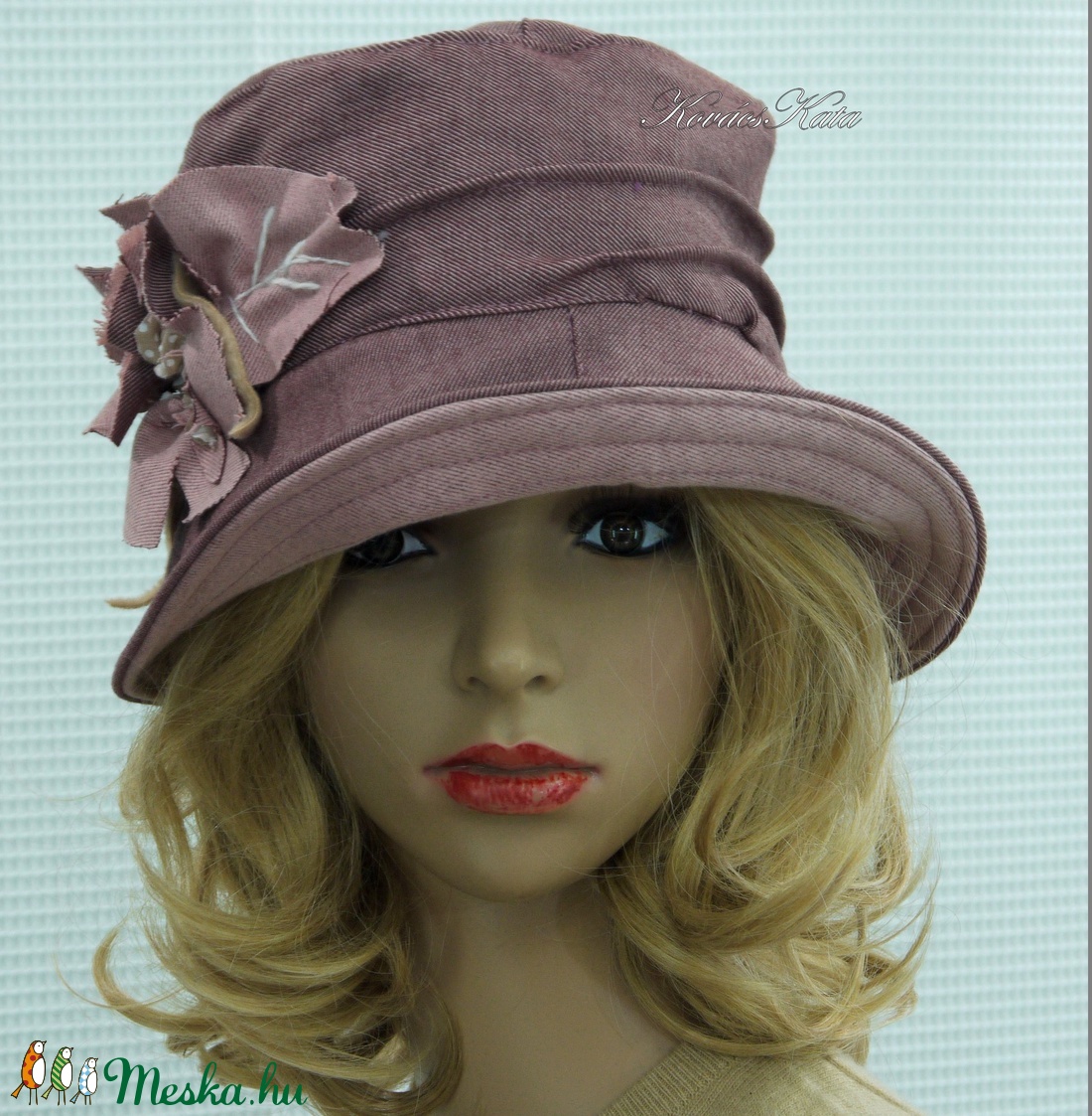 FRÉZIA-cloche - romantikus design kalap - ruha & divat - sál, sapka, kendő - kalap - Meska.hu FRÉZIA-cloche - romantikus design kalap - ruha & divat - sál, sapka, kendő - kalap - Meska.hu