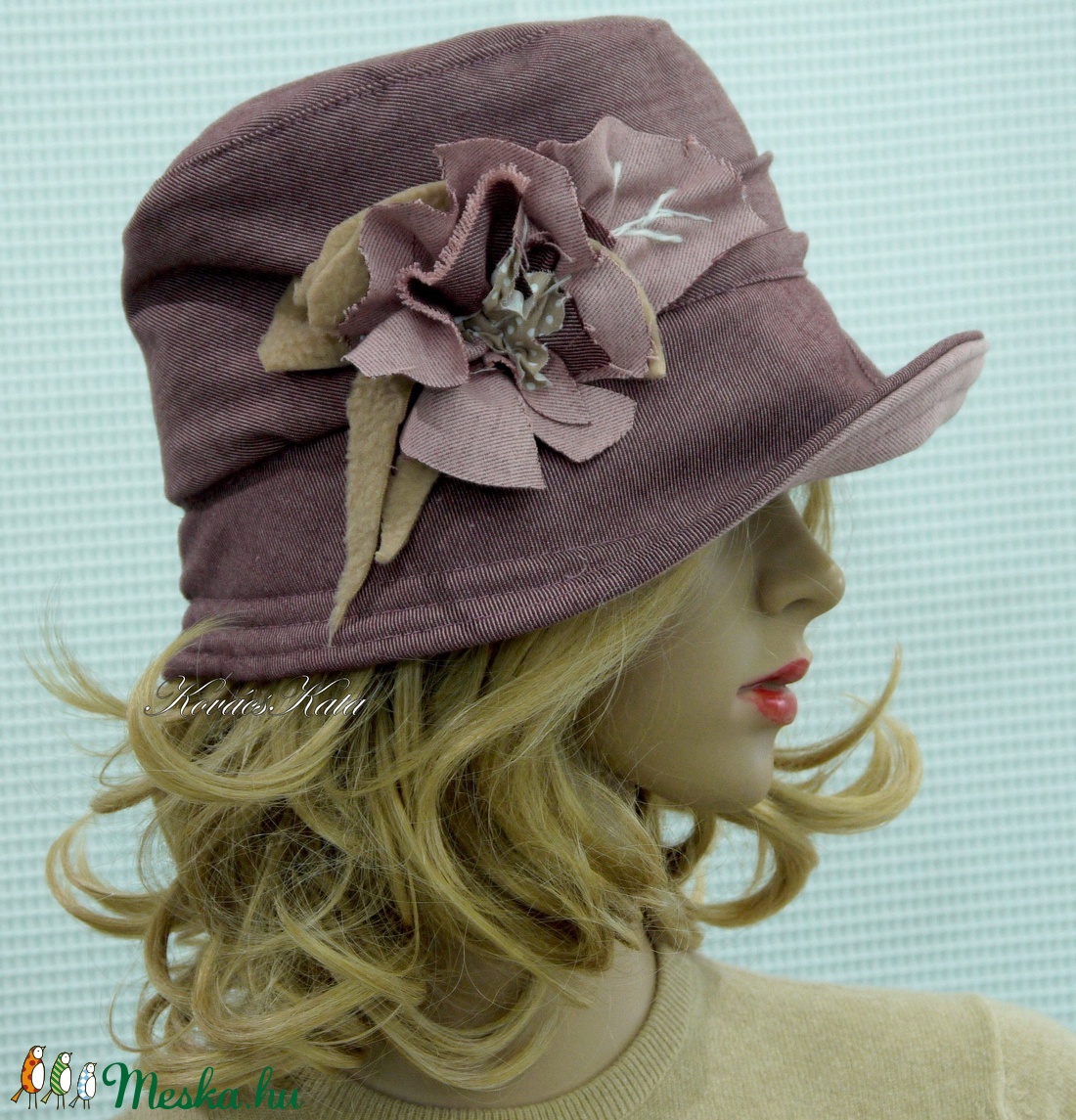 FRÉZIA-cloche - romantikus design kalap - ruha & divat - sál, sapka, kendő - kalap - Meska.hu FRÉZIA-cloche - romantikus design kalap - ruha & divat - sál, sapka, kendő - kalap - Meska.hu