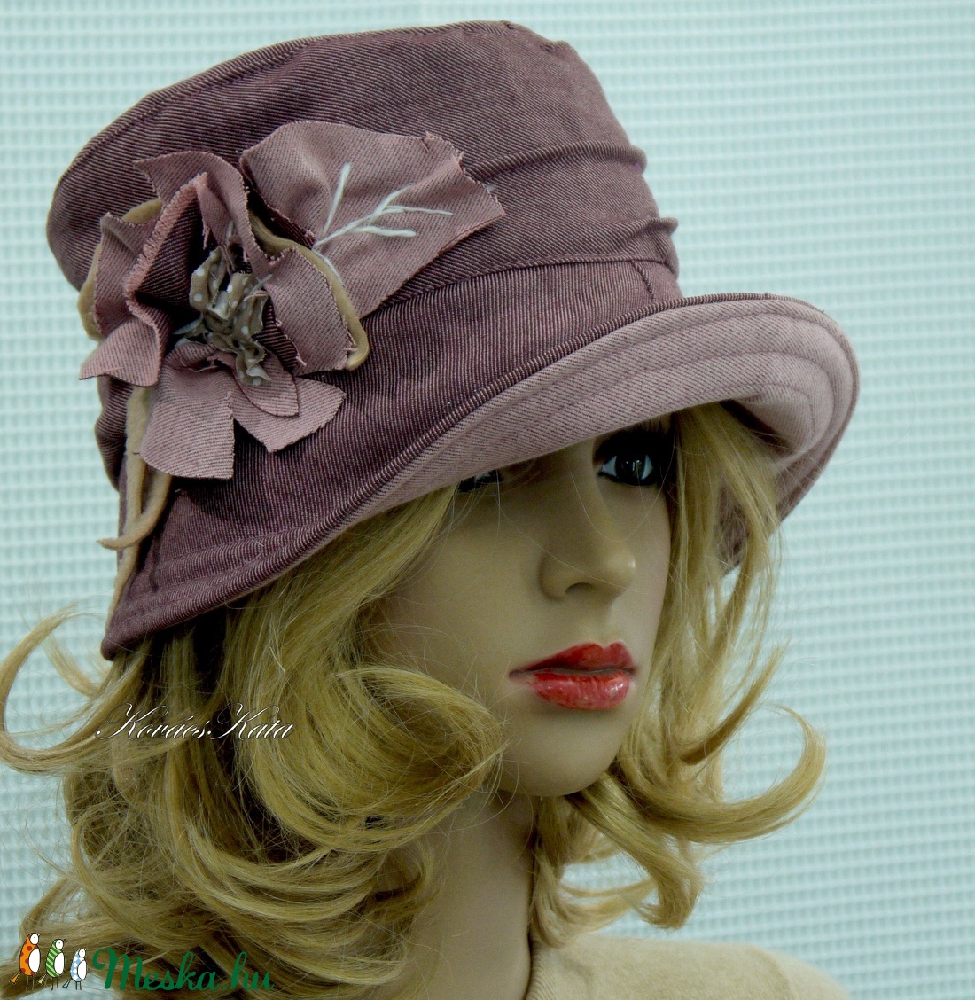 FRÉZIA-cloche - romantikus design kalap - ruha & divat - sál, sapka, kendő - kalap - Meska.hu FRÉZIA-cloche - romantikus design kalap - ruha & divat - sál, sapka, kendő - kalap - Meska.hu