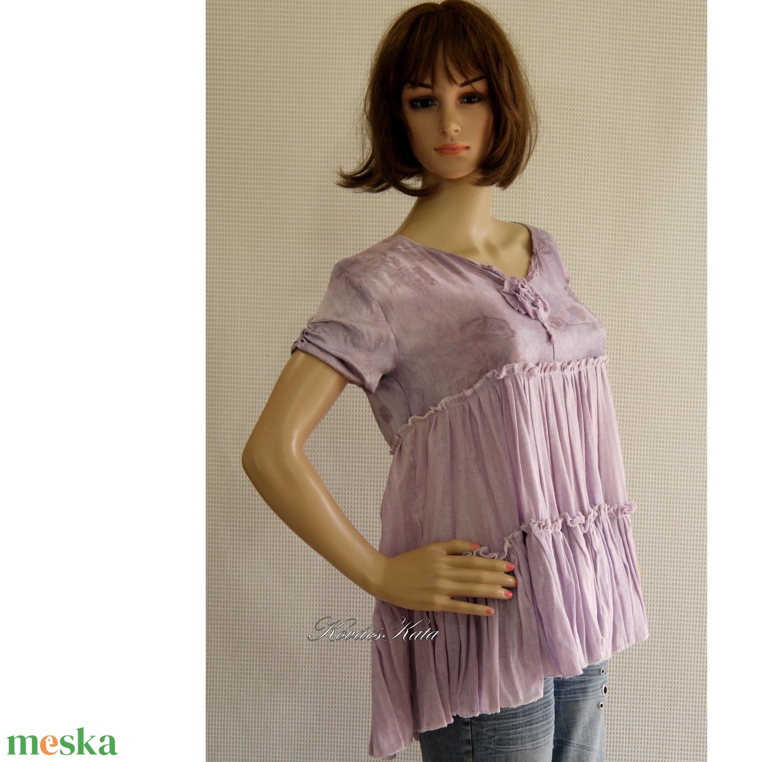 MILLIE - shabby chic babydoll tunika - ruha & divat - női ruha - blúz - Meska.hu MILLIE - shabby chic babydoll tunika - ruha & divat - női ruha - blúz - Meska.hu