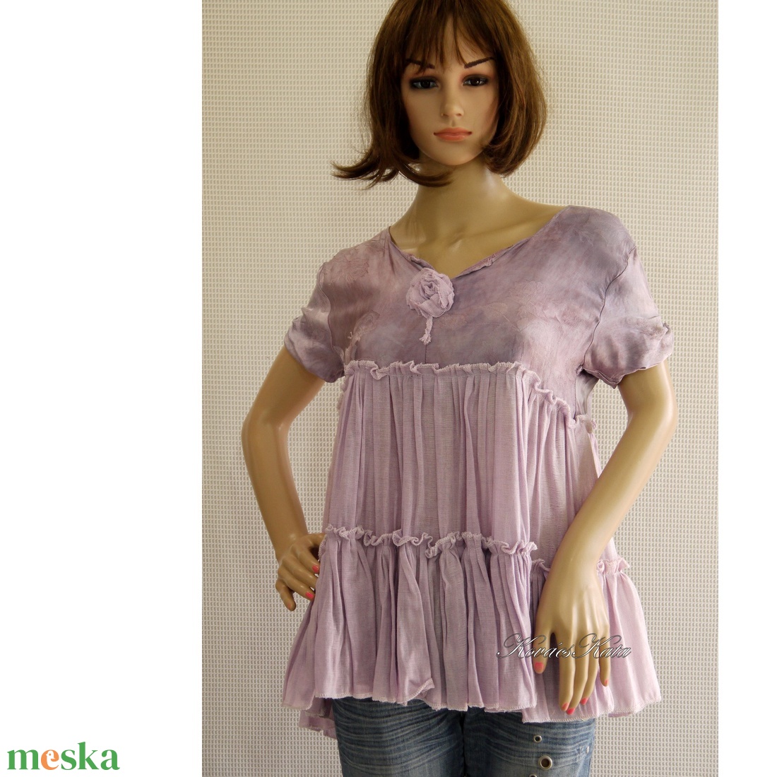 MILLIE - shabby chic babydoll tunika - ruha & divat - női ruha - blúz - Meska.hu MILLIE - shabby chic babydoll tunika - ruha & divat - női ruha - blúz - Meska.hu