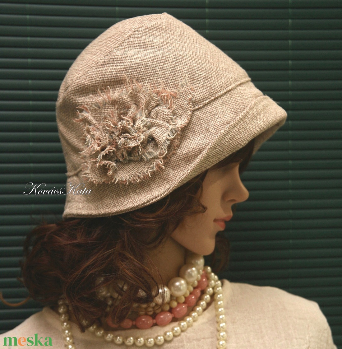 MARIE cloche - flapper szövetkalap - ruha & divat - sál, sapka, kendő - kalap - Meska.hu MARIE cloche - flapper szövetkalap - ruha & divat - sál, sapka, kendő - kalap - Meska.hu