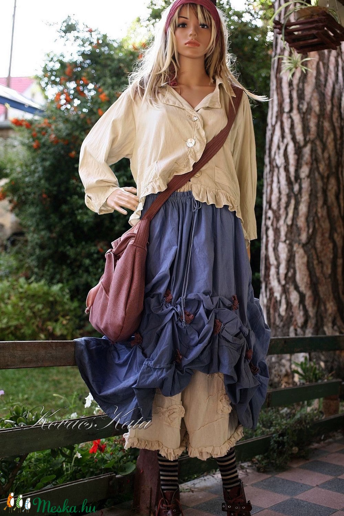 VIOLETTA - romantikus lagenlook design-szoknya - ruha & divat - női ruha - szoknya - Meska.hu VIOLETTA - romantikus lagenlook design-szoknya - ruha & divat - női ruha - szoknya - Meska.hu