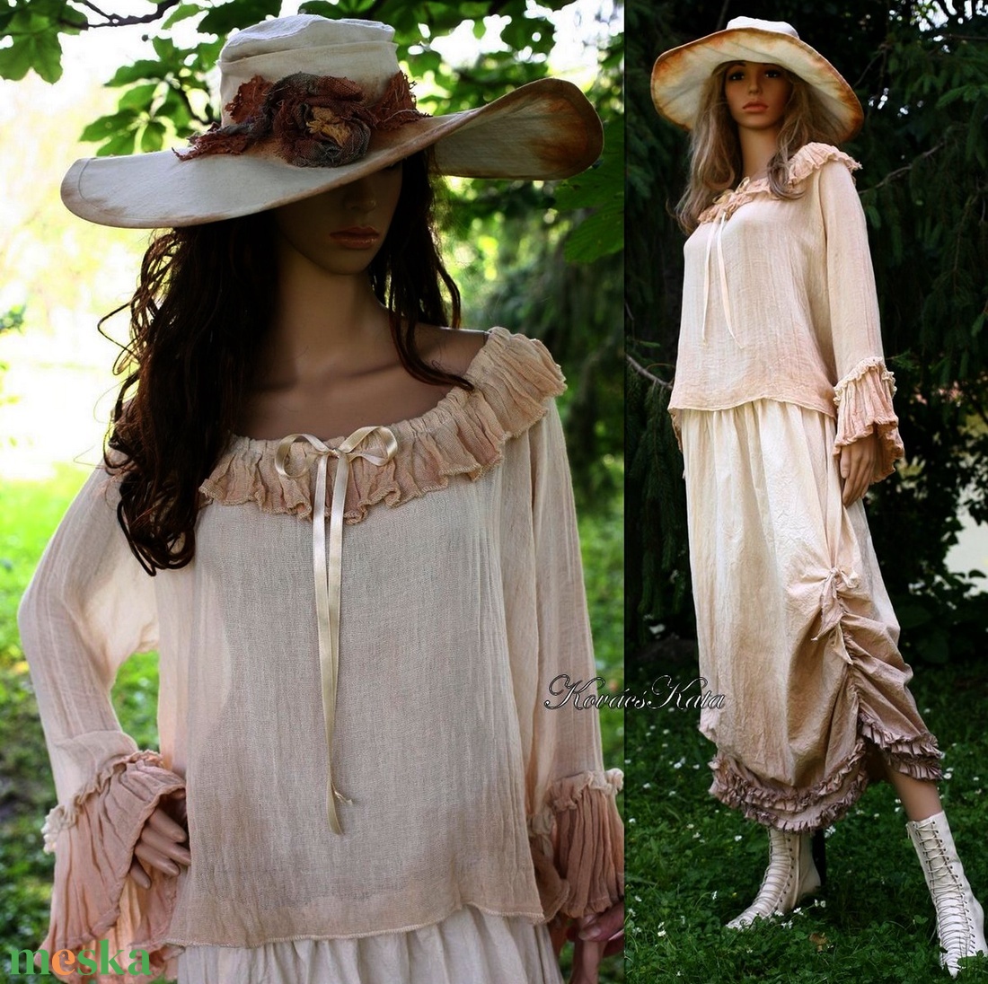 POÉTA - romantikus design-blúz - ruha & divat - női ruha - blúz - Meska.hu POÉTA - romantikus design-blúz - ruha & divat - női ruha - blúz - Meska.hu