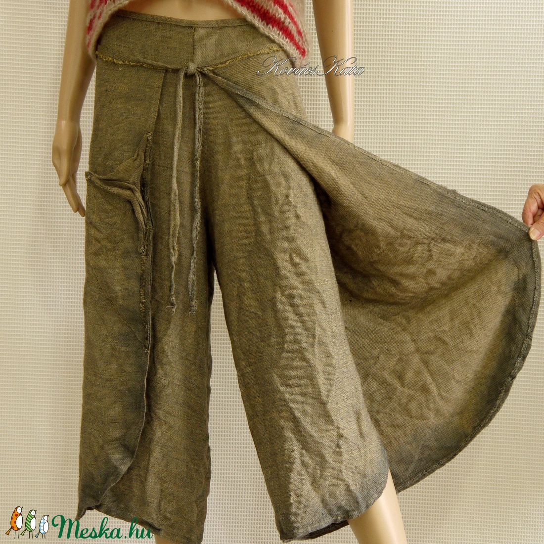 GINGER - grunge szárong nadrág - lagenlook lapnadrág - ruha & divat - női ruha - nadrág - Meska.hu GINGER - grunge szárong nadrág - lagenlook lapnadrág - ruha & divat - női ruha - nadrág - Meska.hu
