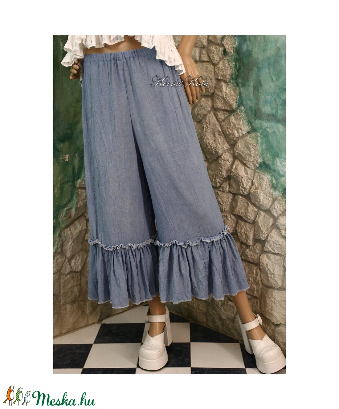 TARANTELLA - romantikus design nadrág - ruha & divat - női ruha - nadrág - Meska.hu TARANTELLA - romantikus design nadrág - ruha & divat - női ruha - nadrág - Meska.hu
