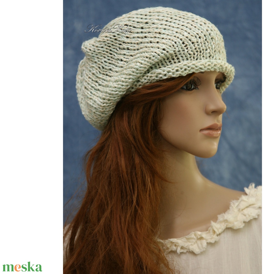 BEANIE / körte - trendi kézzel kötött sapka / menta - ruha & divat - sál, sapka, kendő - sapka - Meska.hu BEANIE / körte - trendi kézzel kötött sapka / menta - ruha & divat - sál, sapka, kendő - sapka - Meska.hu