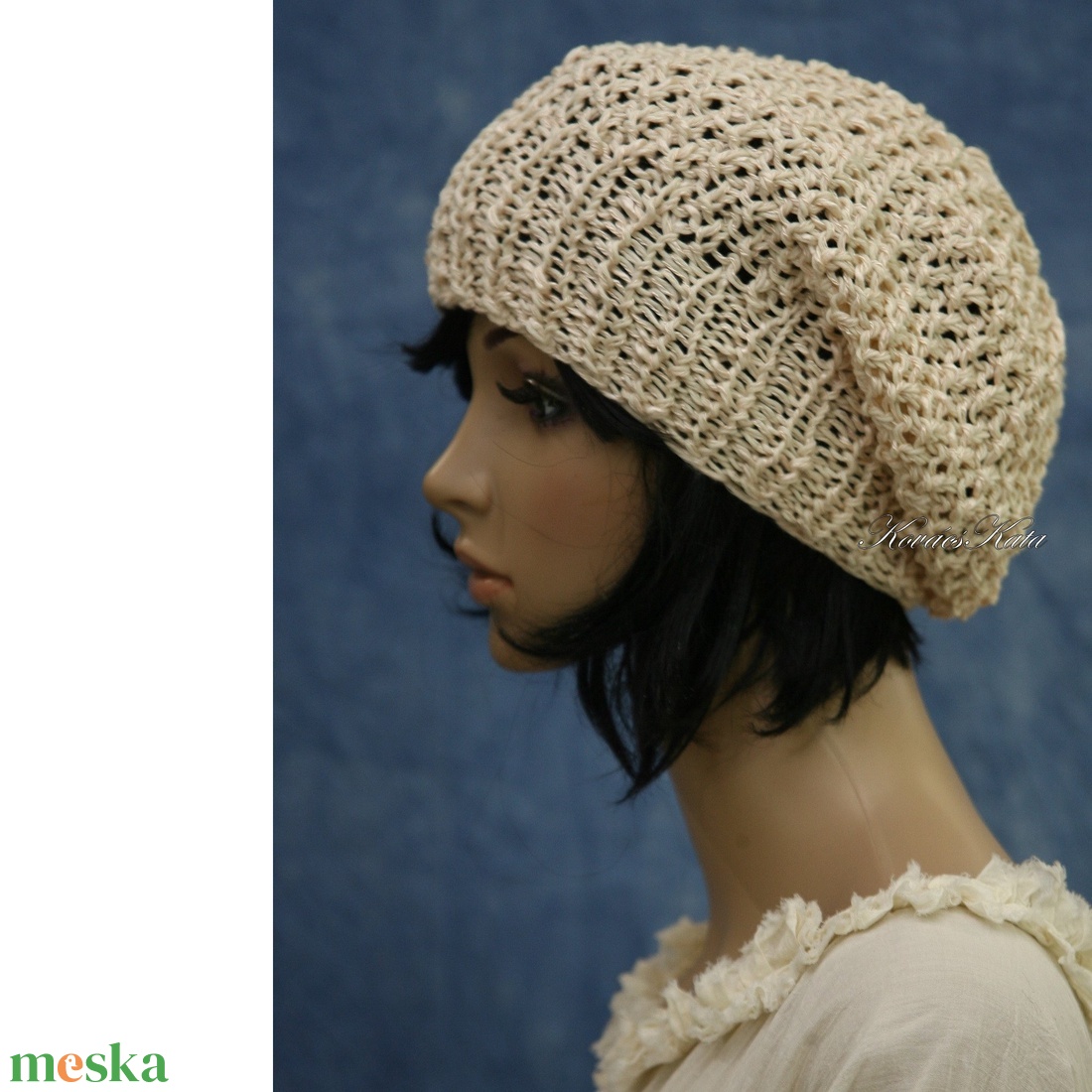 BEANIE / körte - trendi kézzel kötött pamut-lenes selyem sapka / peach - ruha & divat - sál, sapka, kendő - sapka - Meska.hu BEANIE / körte - trendi kézzel kötött pamut-lenes selyem sapka / peach - ruha & divat - sál, sapka, kendő - sapka - Meska.hu