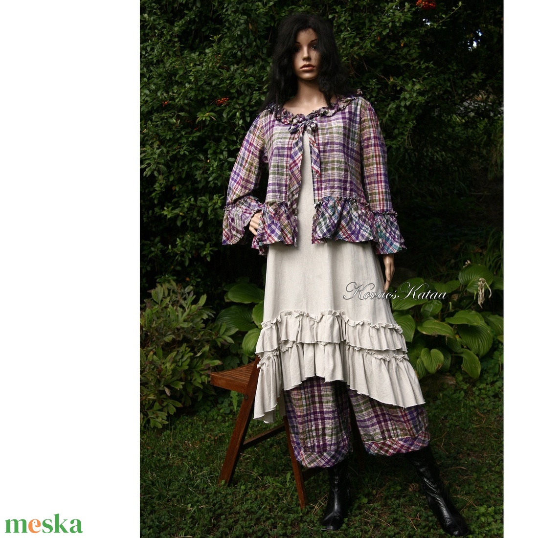 PATSY - lagenlook flanel kabátka - ruha & divat - női ruha - blúz - Meska.hu PATSY - lagenlook flanel kabátka - ruha & divat - női ruha - blúz - Meska.hu