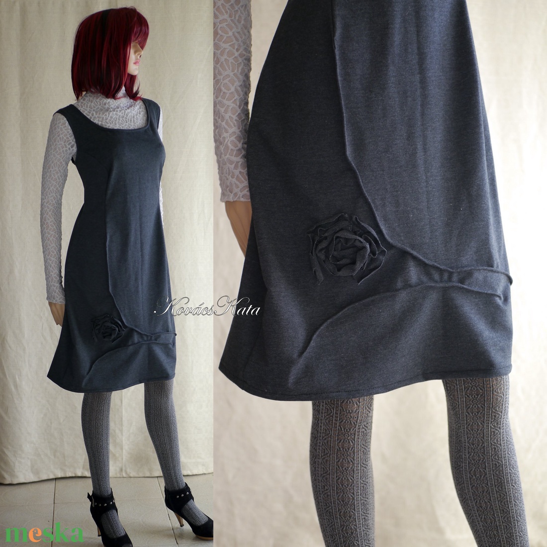 LIANA - design kötényruha - ruha & divat - női ruha - ruha - Meska.hu LIANA - design kötényruha - ruha & divat - női ruha - ruha - Meska.hu