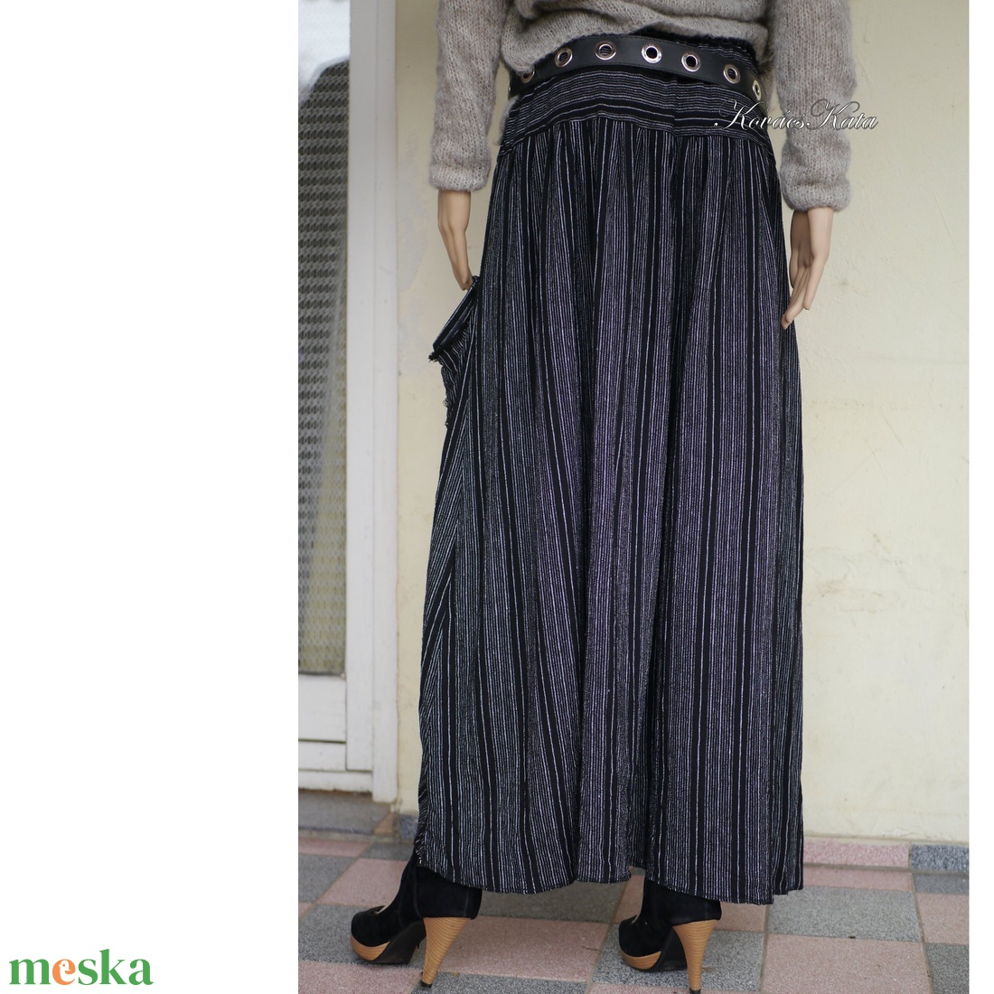 LUCA-SZOKNYA / fekete-fehér - lagenlook fashion design - ruha & divat - női ruha - szoknya - Meska.hu LUCA-SZOKNYA / fekete-fehér - lagenlook fashion design - ruha & divat - női ruha - szoknya - Meska.hu