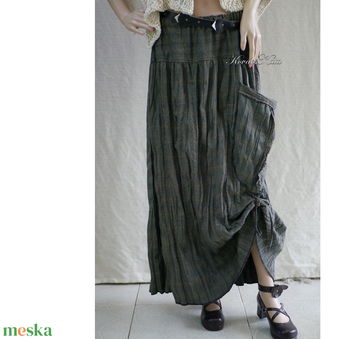 LUCA-SZOKNYA / pliszés - artsy lagenlook design - ruha & divat - női ruha - szoknya - Meska.hu LUCA-SZOKNYA / pliszés - artsy lagenlook design - ruha & divat - női ruha - szoknya - Meska.hu