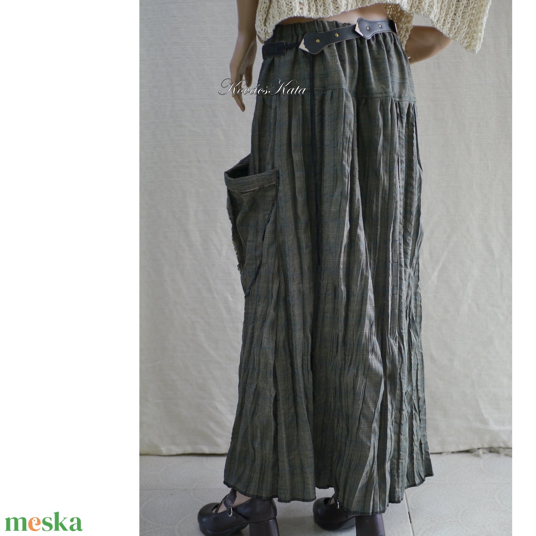LUCA-SZOKNYA / pliszés - artsy lagenlook design - ruha & divat - női ruha - szoknya - Meska.hu LUCA-SZOKNYA / pliszés - artsy lagenlook design - ruha & divat - női ruha - szoknya - Meska.hu