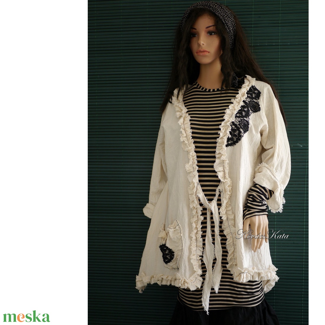 HERMINA kabátka - artsy lagenlook design - ruha & divat - női ruha - blézer & kosztüm - Meska.hu HERMINA kabátka - artsy lagenlook design - ruha & divat - női ruha - blézer & kosztüm - Meska.hu