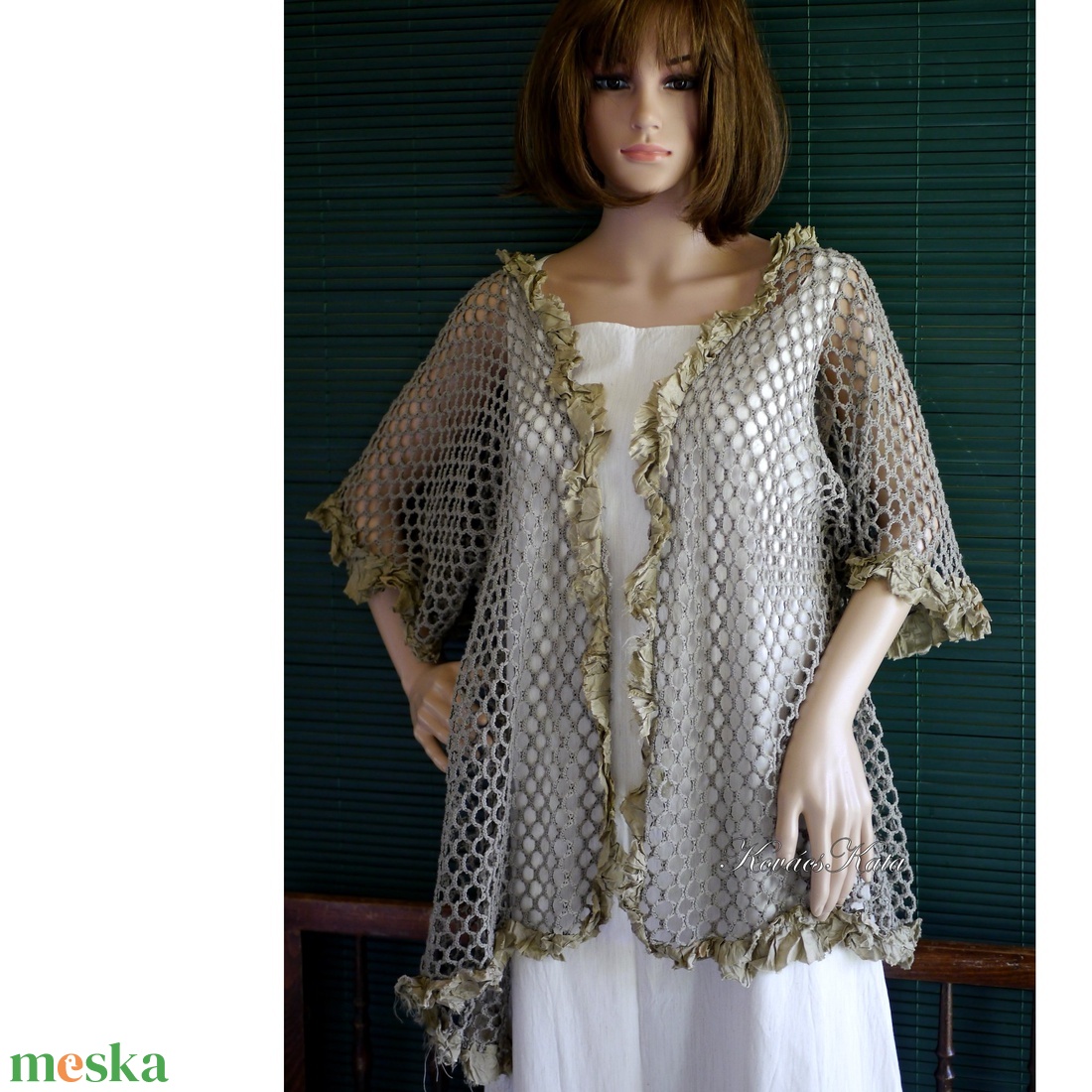 NECC-KABÁTKA - artsy lagenlook - ruha & divat - női ruha - bolero - Meska.hu NECC-KABÁTKA - artsy lagenlook - ruha & divat - női ruha - bolero - Meska.hu